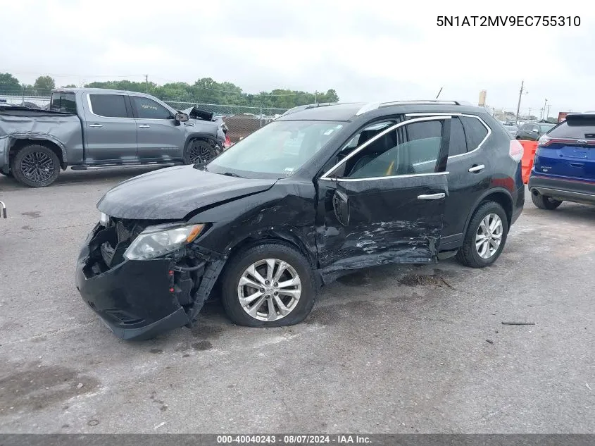 5N1AT2MV9EC755310 2014 Nissan Rogue Sv