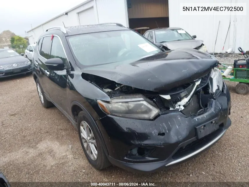 5N1AT2MV4EC792500 2014 Nissan Rogue S/Sl/Sv