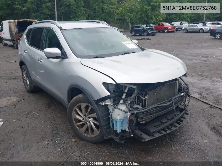 5N1AT2MV8EC752768 2014 Nissan Rogue Sl