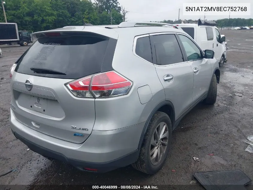 5N1AT2MV8EC752768 2014 Nissan Rogue Sl