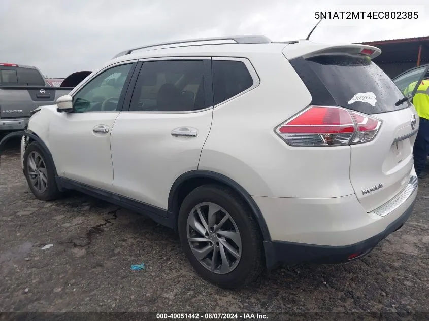 5N1AT2MT4EC802385 2014 Nissan Rogue Sl