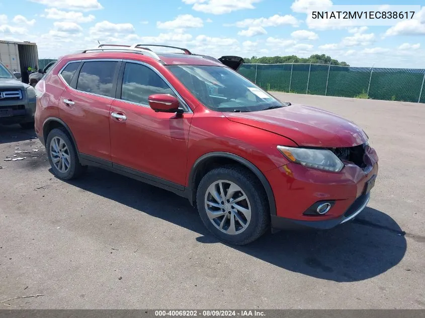 5N1AT2MV1EC838617 2014 Nissan Rogue Sl