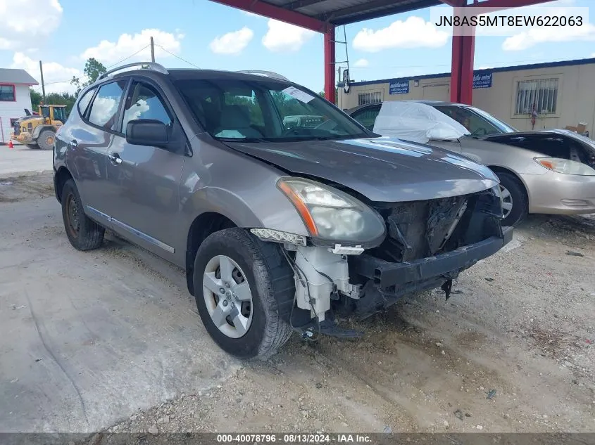 2014 Nissan Rogue Select S VIN: JN8AS5MT8EW622063 Lot: 40078796