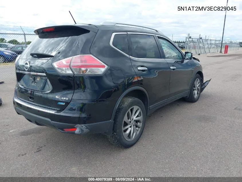 5N1AT2MV3EC829045 2014 Nissan Rogue Sl