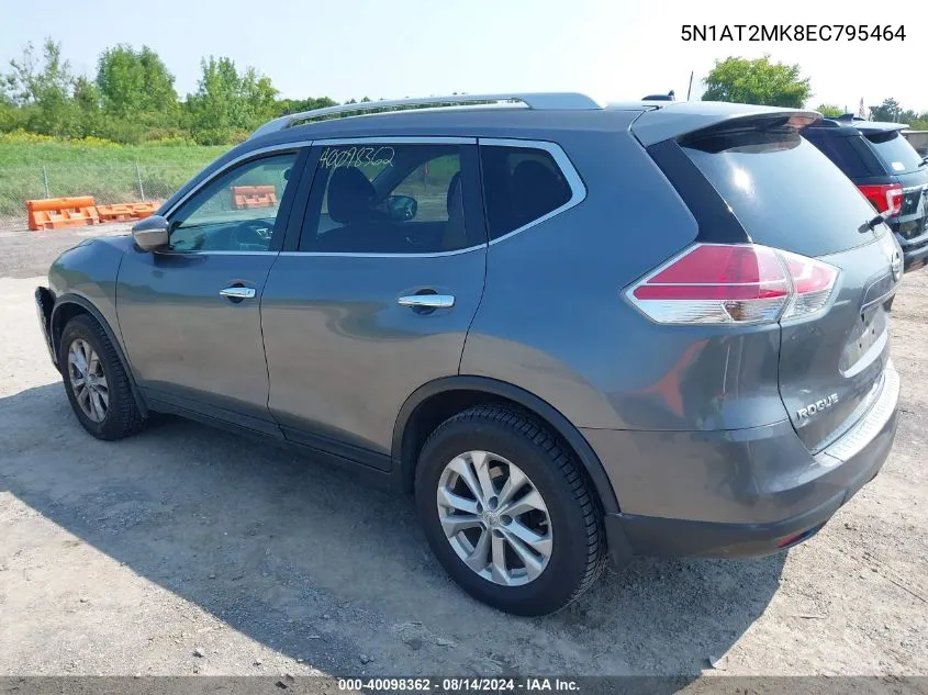 5N1AT2MK8EC795464 2014 Nissan Rogue Sv