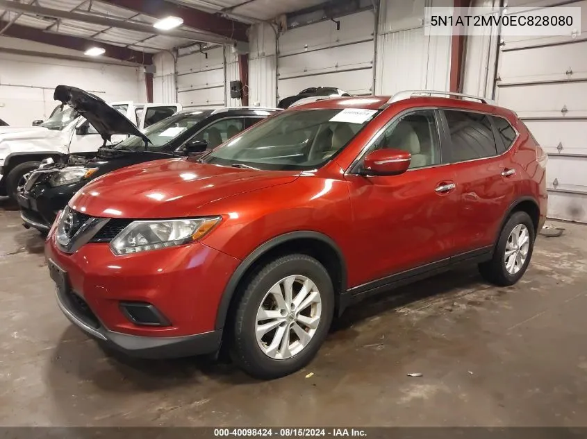 5N1AT2MV0EC828080 2014 Nissan Rogue Sv