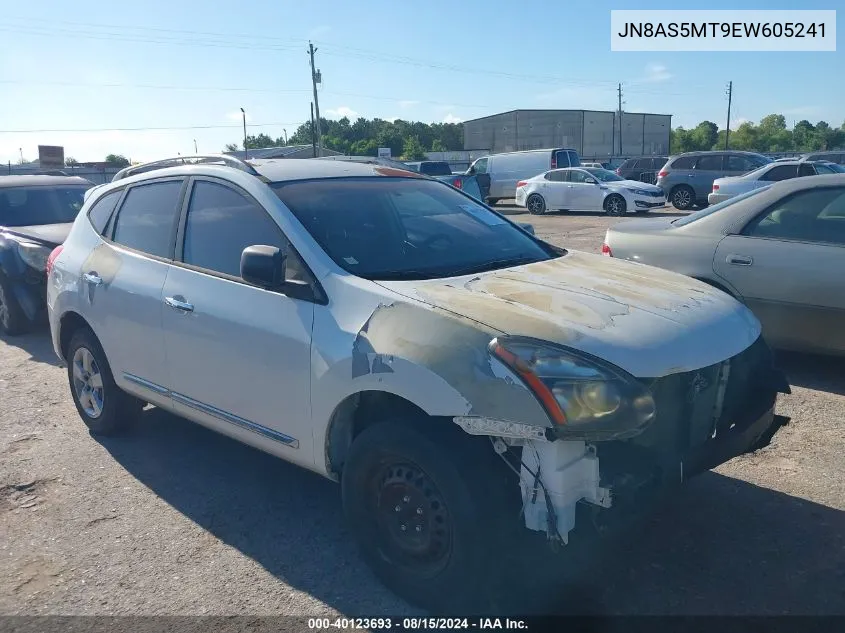 2014 Nissan Rogue Select S VIN: JN8AS5MT9EW605241 Lot: 40123693