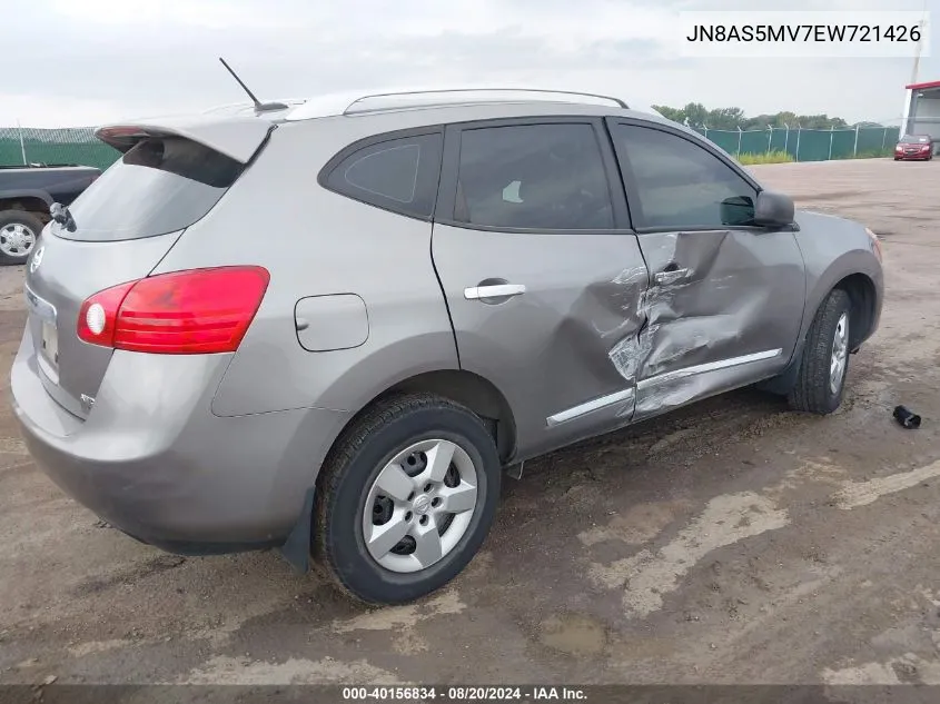 JN8AS5MV7EW721426 2014 Nissan Rogue Select S