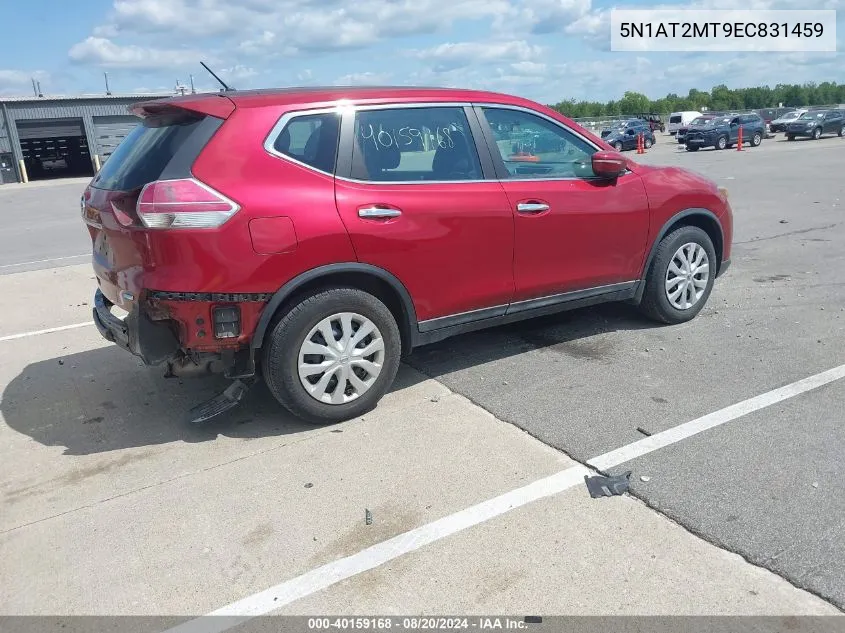 5N1AT2MT9EC831459 2014 Nissan Rogue S