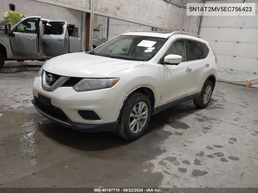 5N1AT2MV5EC756423 2014 Nissan Rogue Sv