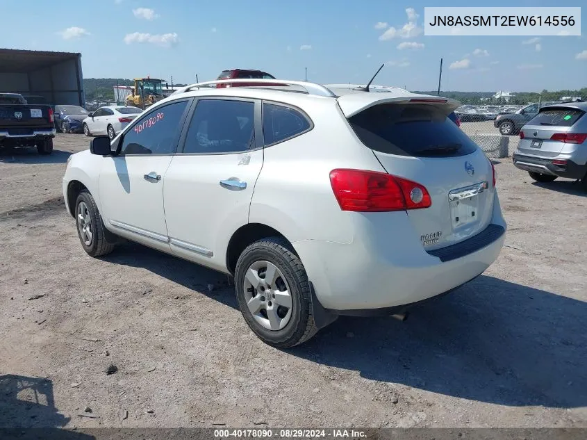 2014 Nissan Rogue Select S VIN: JN8AS5MT2EW614556 Lot: 40178090