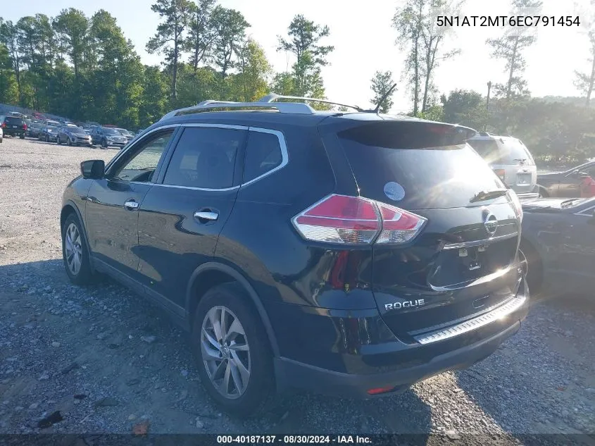 5N1AT2MT6EC791454 2014 Nissan Rogue Sl