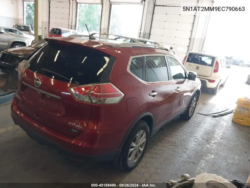 5N1AT2MM9EC790663 2014 Nissan Rogue S/Sl/Sv