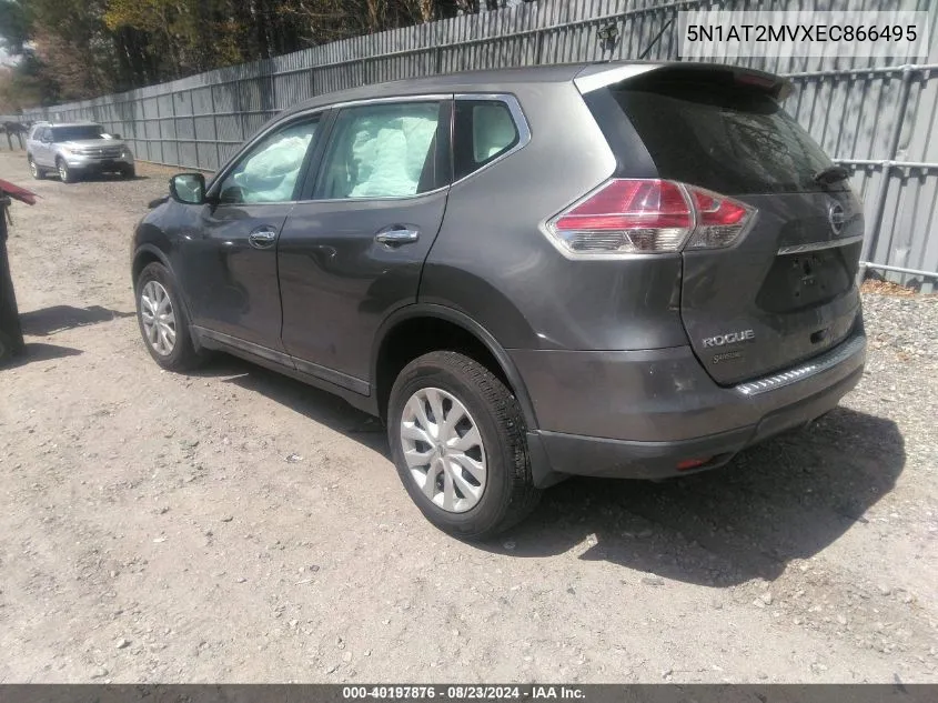 5N1AT2MVXEC866495 2014 Nissan Rogue S