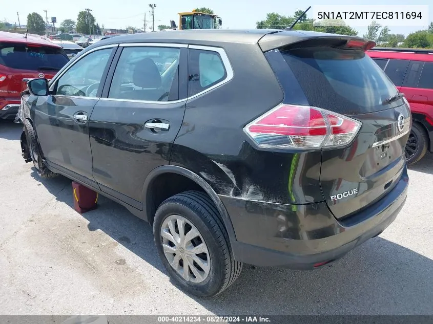 5N1AT2MT7EC811694 2014 Nissan Rogue S