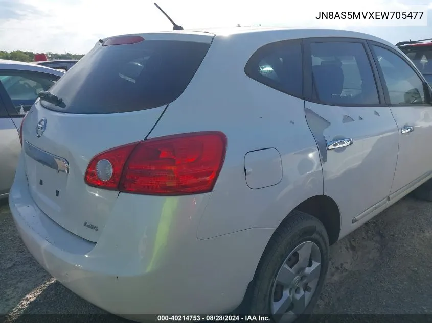 JN8AS5MVXEW705477 2014 Nissan Rogue Select S