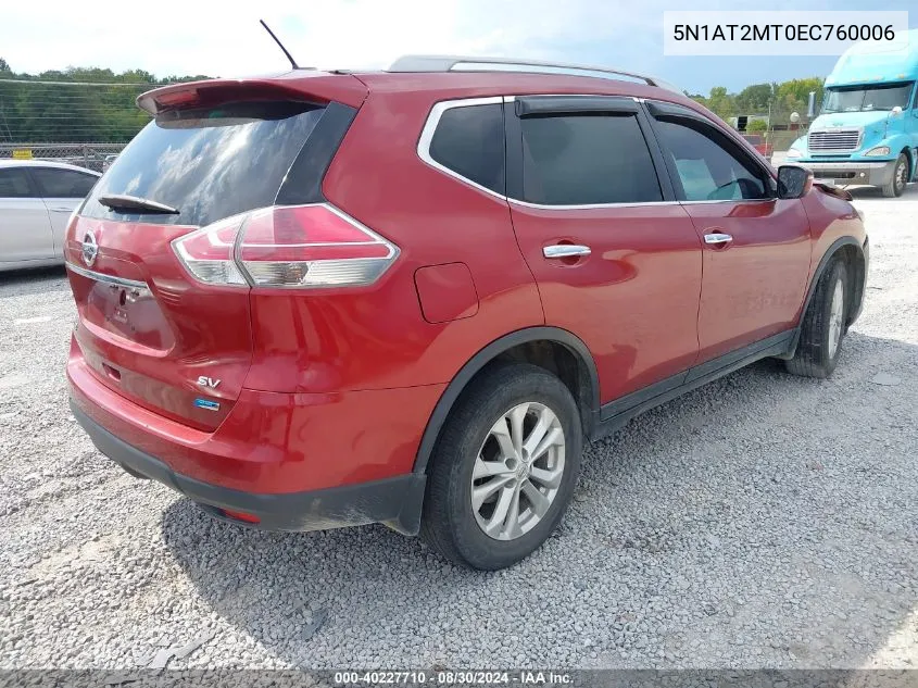 5N1AT2MT0EC760006 2014 Nissan Rogue Sv