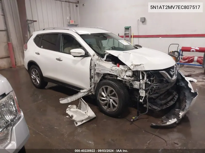 5N1AT2MV7EC807517 2014 Nissan Rogue Sl