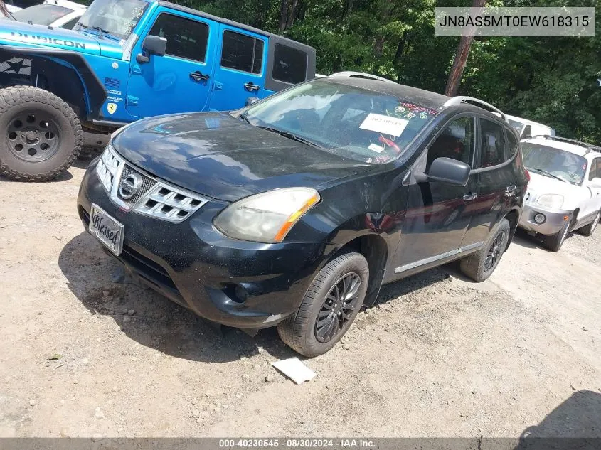 2014 Nissan Rogue Select S VIN: JN8AS5MT0EW618315 Lot: 40230545