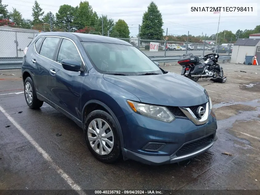 2014 Nissan Rogue S VIN: 5N1AT2MT1EC798411 Lot: 40235792