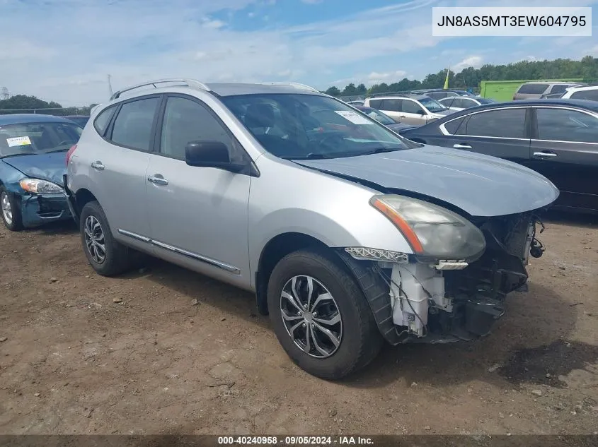 2014 Nissan Rogue Select S VIN: JN8AS5MT3EW604795 Lot: 40240958