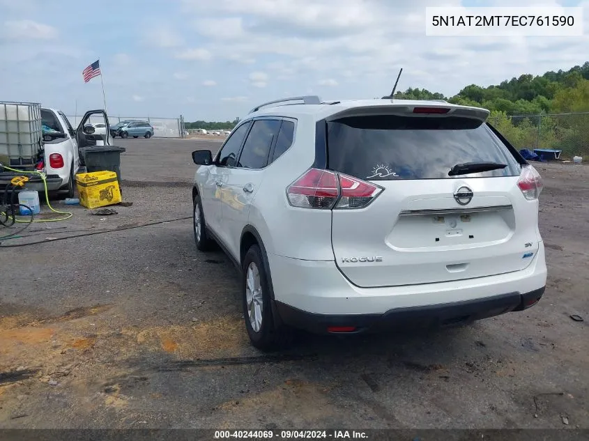 5N1AT2MT7EC761590 2014 Nissan Rogue Sv