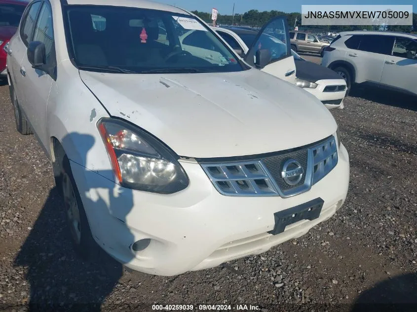 JN8AS5MVXEW705009 2014 Nissan Rogue Select S