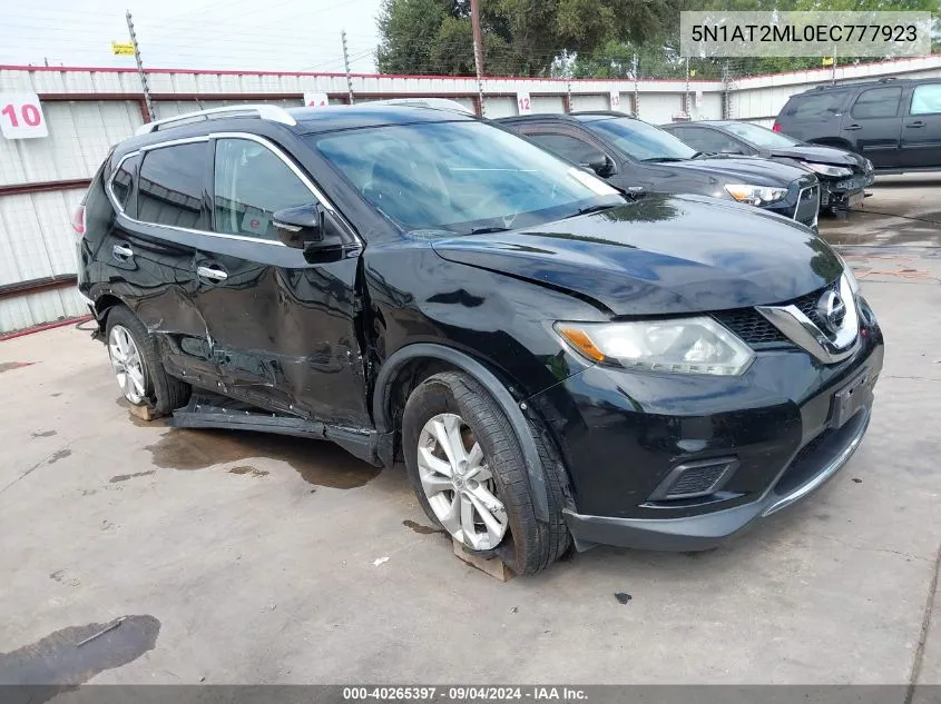 2014 Nissan Rogue S/Sl/Sv VIN: 5N1AT2ML0EC777923 Lot: 40265397