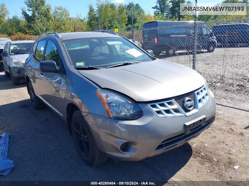 2014 Nissan Rogue Select S VIN: JN8AS5MV6EW707193 Lot: 40280484