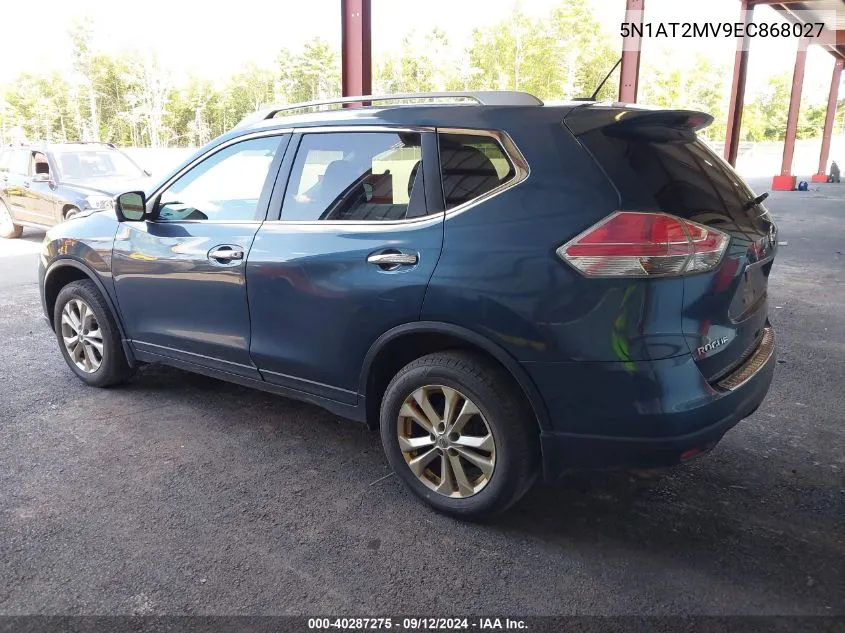 5N1AT2MV9EC868027 2014 Nissan Rogue Sv