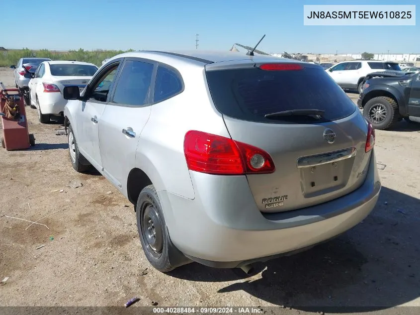 2014 Nissan Rogue Select S VIN: JN8AS5MT5EW610825 Lot: 40288484