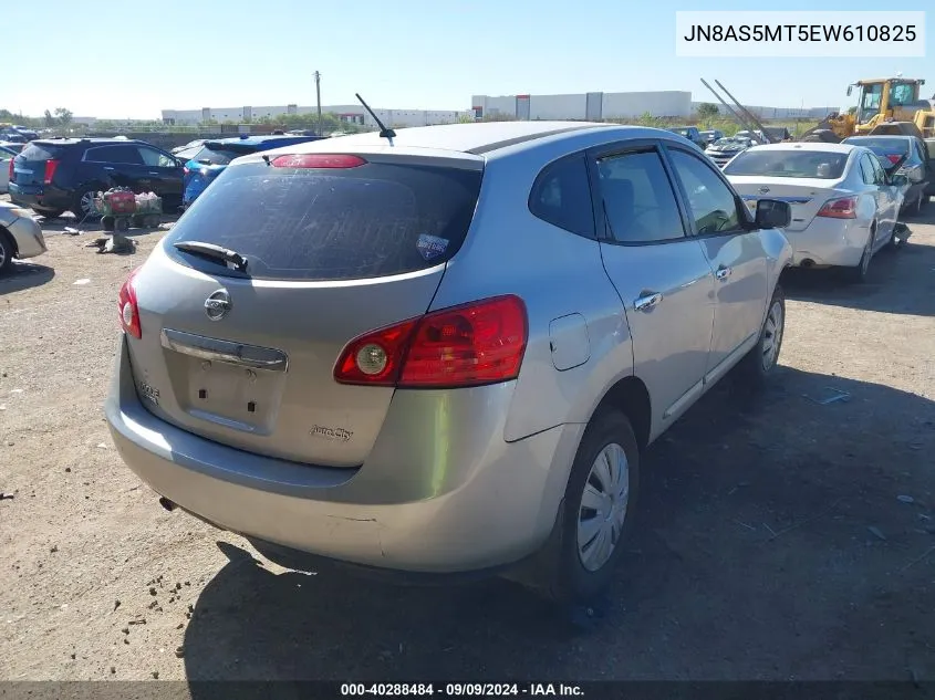 2014 Nissan Rogue Select S VIN: JN8AS5MT5EW610825 Lot: 40288484