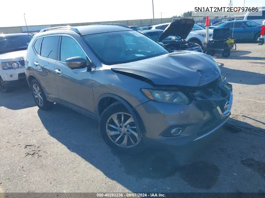 5N1AT2MT2EC797686 2014 Nissan Rogue S/Sl/Sv