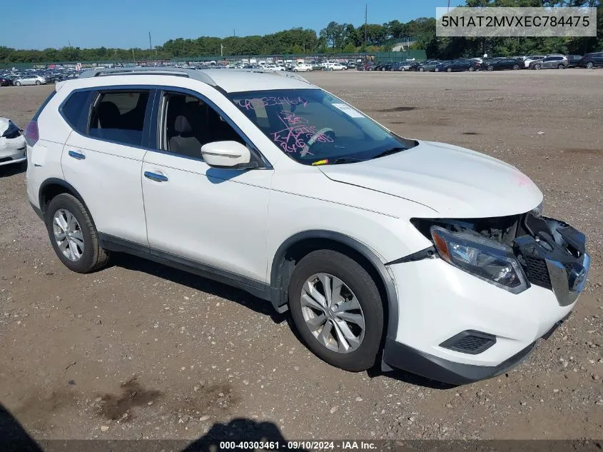 2014 Nissan Rogue Sv VIN: 5N1AT2MVXEC784475 Lot: 40303461