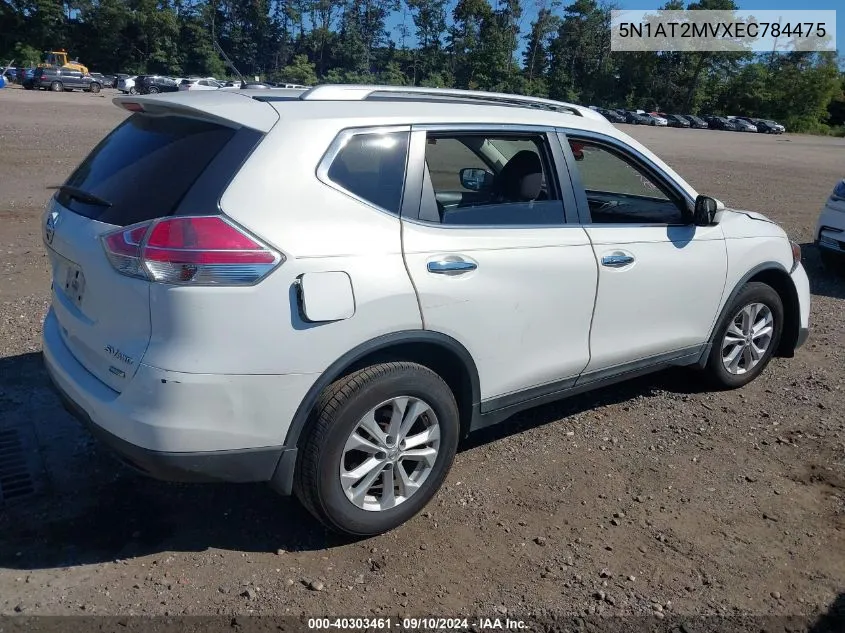 2014 Nissan Rogue Sv VIN: 5N1AT2MVXEC784475 Lot: 40303461