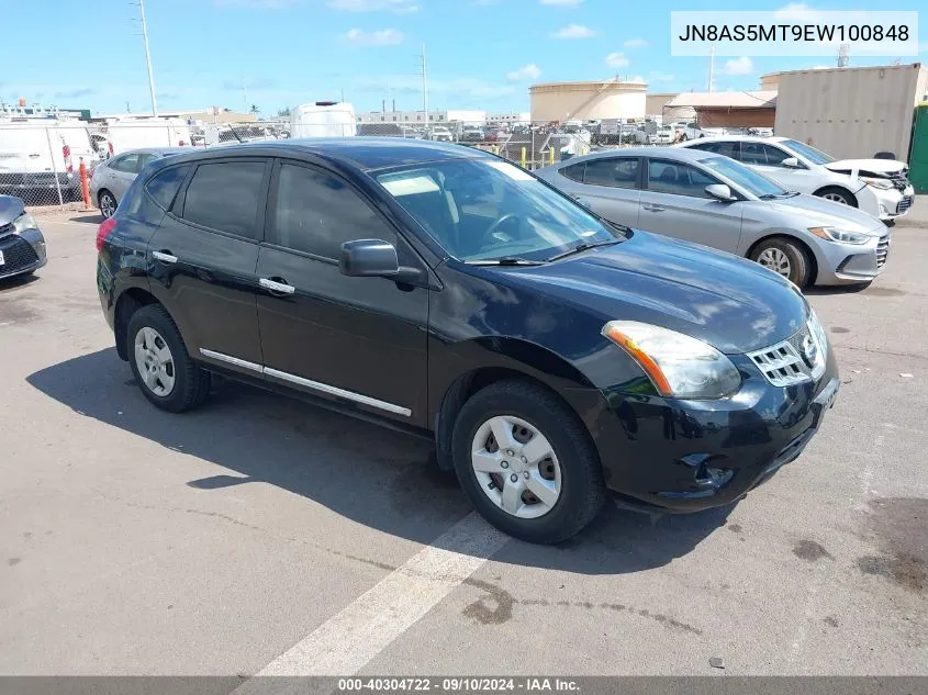 2014 Nissan Rogue Select S VIN: JN8AS5MT9EW100848 Lot: 40304722