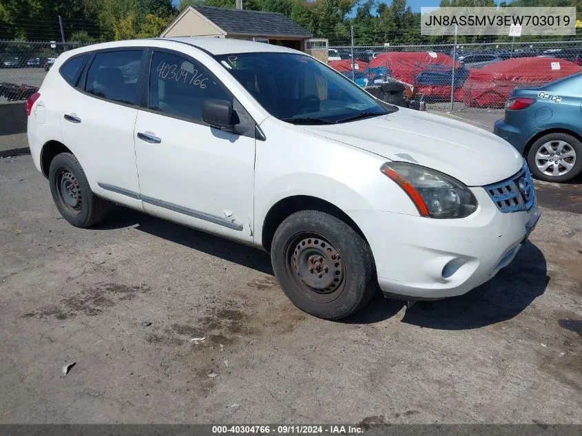 2014 Nissan Rogue Select S VIN: JN8AS5MV3EW703019 Lot: 40304766