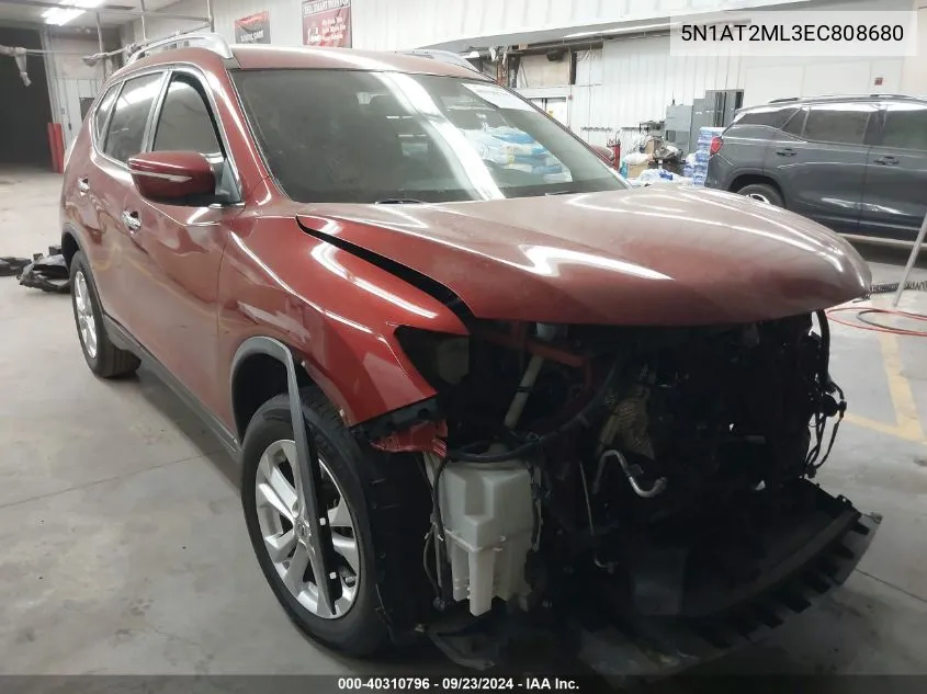 5N1AT2ML3EC808680 2014 Nissan Rogue Sv