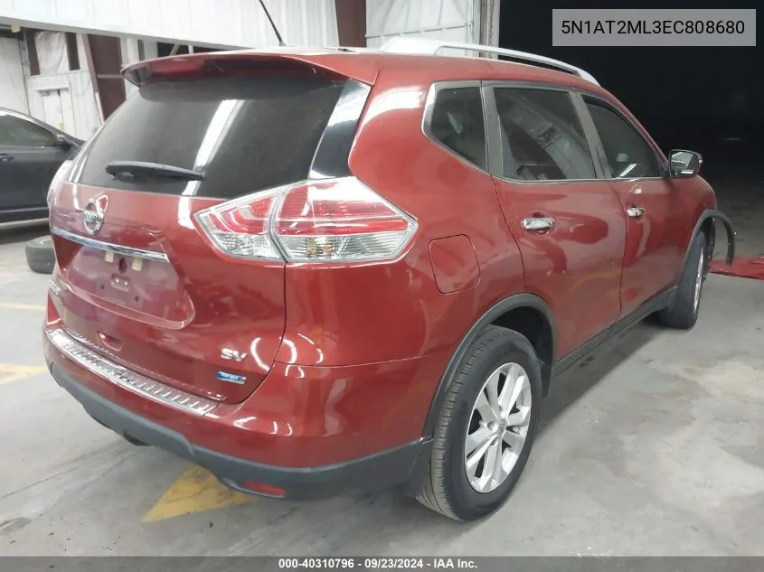 5N1AT2ML3EC808680 2014 Nissan Rogue Sv