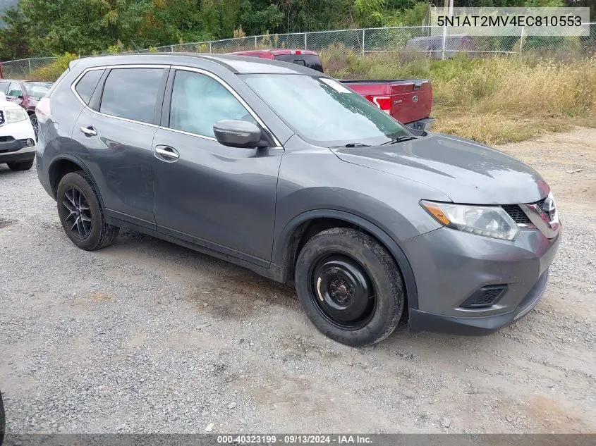 2014 Nissan Rogue S/Sl/Sv VIN: 5N1AT2MV4EC810553 Lot: 40323199