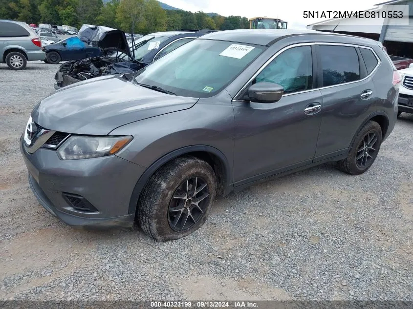 2014 Nissan Rogue S/Sl/Sv VIN: 5N1AT2MV4EC810553 Lot: 40323199