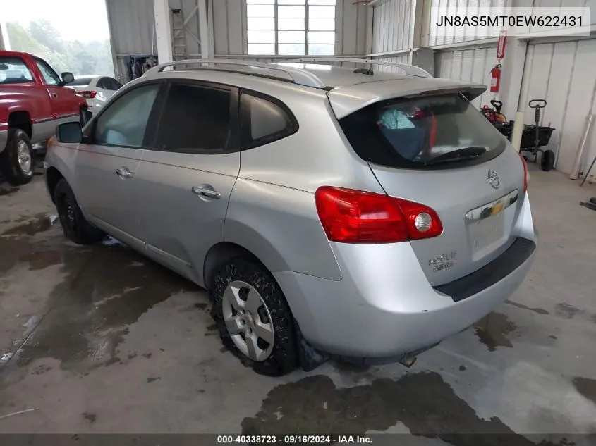 JN8AS5MT0EW622431 2014 Nissan Rogue Select S