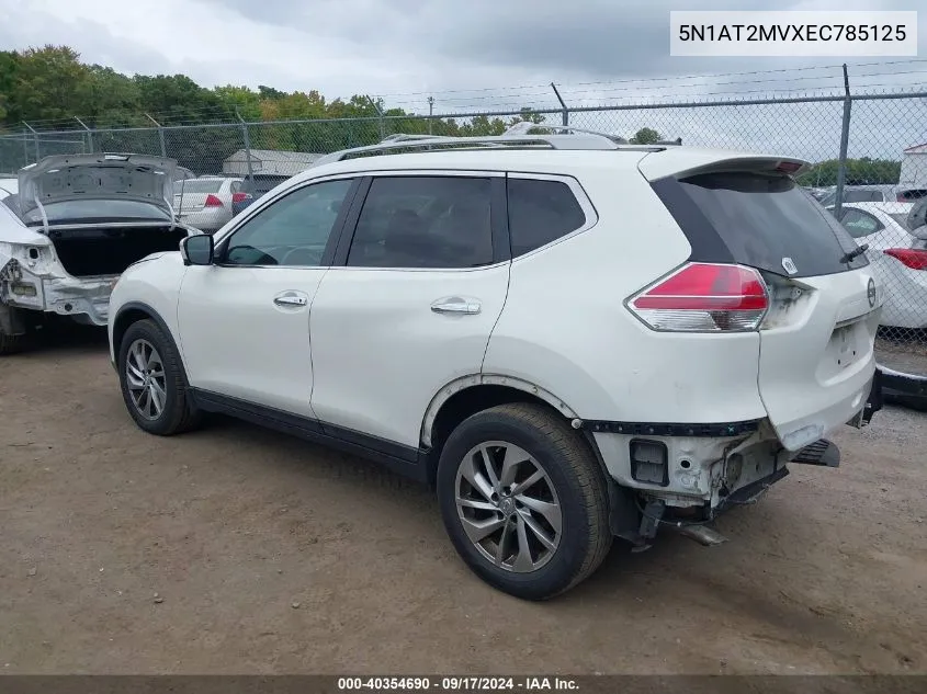 5N1AT2MVXEC785125 2014 Nissan Rogue Sl