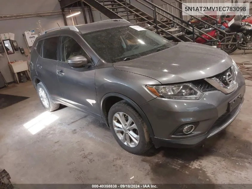 2014 Nissan Rogue Sv VIN: 5N1AT2MV1EC783098 Lot: 40358838