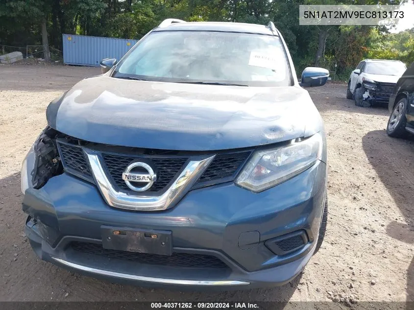 2014 Nissan Rogue Sv VIN: 5N1AT2MV9EC813173 Lot: 40371262