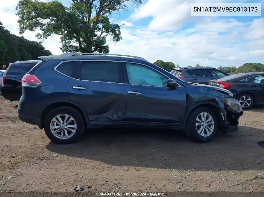 2014 Nissan Rogue Sv VIN: 5N1AT2MV9EC813173 Lot: 40371262