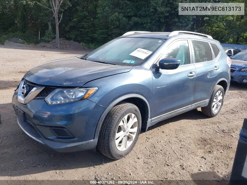 2014 Nissan Rogue Sv VIN: 5N1AT2MV9EC813173 Lot: 40371262