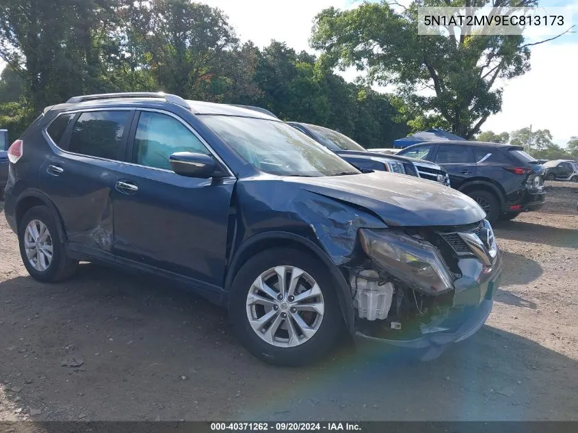 2014 Nissan Rogue Sv VIN: 5N1AT2MV9EC813173 Lot: 40371262