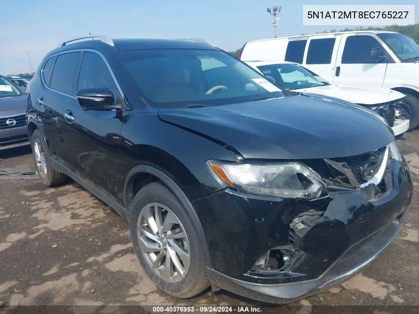 2014 Nissan Rogue Sl VIN: 5N1AT2MT8EC765227 Lot: 40376953