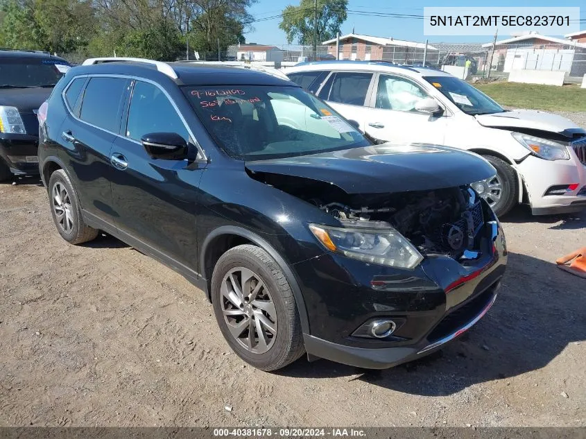 2014 Nissan Rogue Sl VIN: 5N1AT2MT5EC823701 Lot: 40381678